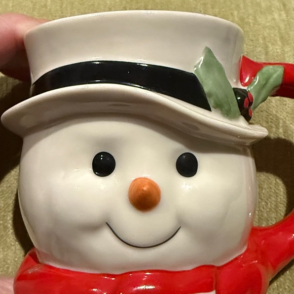 Lenox Holiday Dimension Snowman Mug Discontinued Microwave Dishwasher Safe - Picture 2 of 10